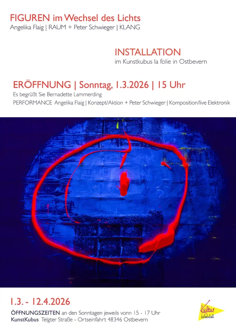 Ausstellung und Installation in Ostbevern_Plakat